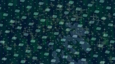 Benzersiz video giriş tasarımı projeleri için detaylı yüzey kalıbı film animasyon stili grafik girişi