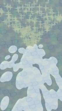 Benzersiz hareket grafikleri tasarım sanatına sahip yaratıcı film üretimi için özet bir arkaplan