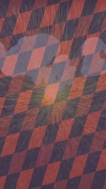 Benzersiz dijital animasyon tarzı grafikleri olan yaratıcı ortam tasarımı için yenilikçi hareket dokusu