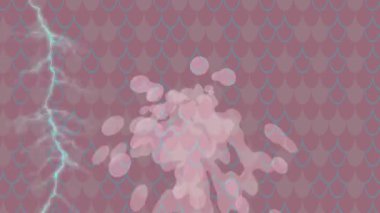 Estetik doku arkaplan tasarımı renkli hareket grafikleri ile moda film giriş profosyoneli