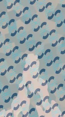 Organik desenli yüzey giriş stili video film sanatı ile soyut arkaplan tasarımı