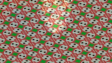 Soyut hareket desenli fütüristik video üretimi için dinamik dijital arkaplan