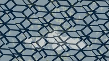 Soyut hareket desenli fütüristik video üretimi için dinamik dijital arkaplan