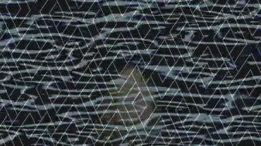 Benzersiz video giriş tasarımı projeleri için detaylı yüzey kalıbı film animasyon stili grafik girişi