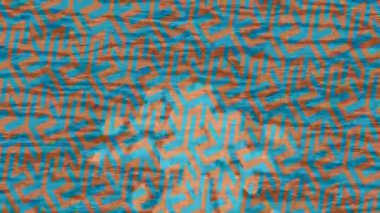 Benzersiz dijital animasyon tarzı grafikleri olan yaratıcı ortam tasarımı için yenilikçi hareket dokusu