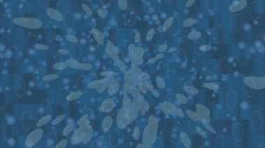 Soyut hareket desenli fütüristik video üretimi için dinamik dijital arkaplan