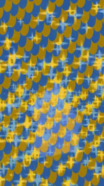 Benzersiz dijital animasyon tarzı grafikleri olan yaratıcı ortam tasarımı için yenilikçi hareket dokusu