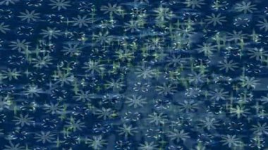 Dijital doku yüzey tasarım biçimi ile modern video animasyonu için gelişmiş hareket grafikleri