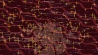 Lüks hareket projeleri için soyut tasarım stili animasyonu olan üst düzey dijital doku