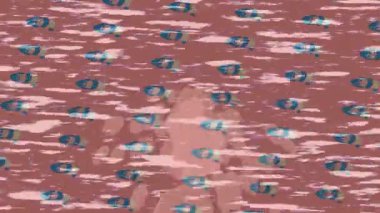 Benzersiz hareket grafikleri tasarım sanatına sahip yaratıcı film üretimi için özet bir arkaplan