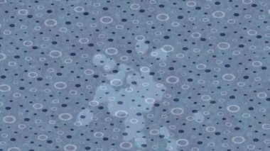 Benzersiz video giriş tasarımı projeleri için detaylı yüzey kalıbı film animasyon stili grafik girişi