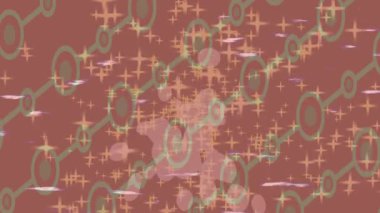 Benzersiz dijital animasyon tarzı grafikleri olan yaratıcı ortam tasarımı için yenilikçi hareket dokusu