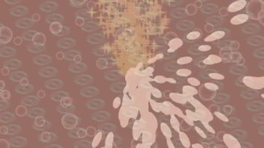 Benzersiz video giriş tasarımı projeleri için detaylı yüzey kalıbı film animasyon stili grafik girişi