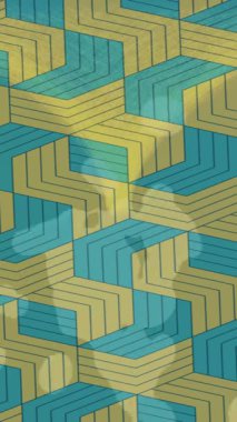 Soyut hareket desenli fütüristik video üretimi için dinamik dijital arkaplan