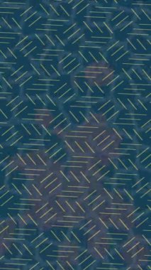 Benzersiz dijital animasyon tarzı grafikleri olan yaratıcı ortam tasarımı için yenilikçi hareket dokusu