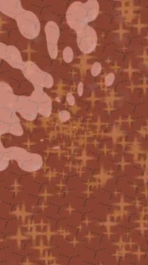 Dijital doku yüzey tasarım biçimi ile modern video animasyonu için gelişmiş hareket grafikleri