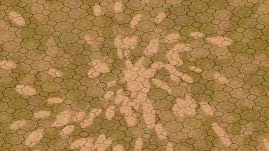 Benzersiz dijital animasyon tarzı grafikleri olan yaratıcı ortam tasarımı için yenilikçi hareket dokusu