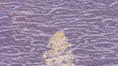 Dijital doku yüzey tasarım biçimi ile modern video animasyonu için gelişmiş hareket grafikleri