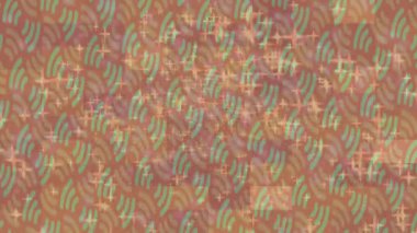 Dijital doku yüzey tasarım biçimi ile modern video animasyonu için gelişmiş hareket grafikleri