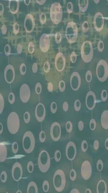 Soyut hareket desenli fütüristik video üretimi için dinamik dijital arkaplan