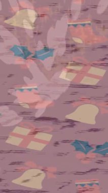 Lüks hareket projeleri için soyut tasarım stili animasyonu olan üst düzey dijital doku