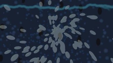 Organik desenli yüzey giriş stili video film sanatı ile soyut arkaplan tasarımı