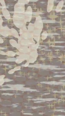 Soyut hareket desenli fütüristik video üretimi için dinamik dijital arkaplan