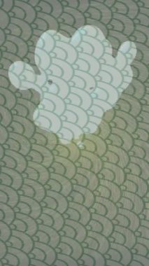 Organik desenli yüzey giriş stili video film sanatı ile soyut arkaplan tasarımı