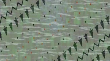 Yaratıcı video düzenleme film arkaplan tasarımı için minimalist organik hareket grafikleri