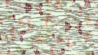 Soyut hareket desenli fütüristik video üretimi için dinamik dijital arkaplan