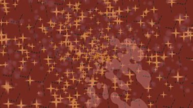 Soyut hareket desenli fütüristik video üretimi için dinamik dijital arkaplan