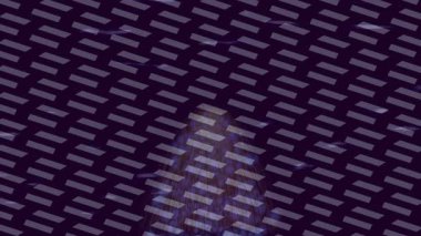 Benzersiz dijital animasyon tarzı grafikleri olan yaratıcı ortam tasarımı için yenilikçi hareket dokusu