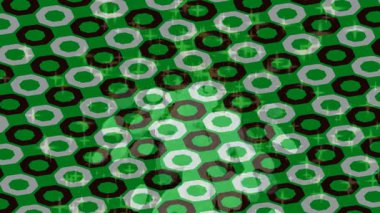 Benzersiz dijital animasyon tarzı grafikleri olan yaratıcı ortam tasarımı için yenilikçi hareket dokusu