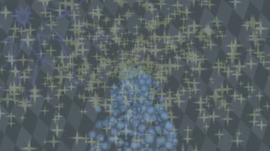 Benzersiz dijital animasyon tarzı grafikleri olan yaratıcı ortam tasarımı için yenilikçi hareket dokusu