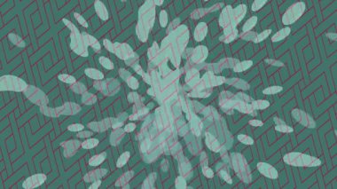 Soyut hareket desenli fütüristik video üretimi için dinamik dijital arkaplan