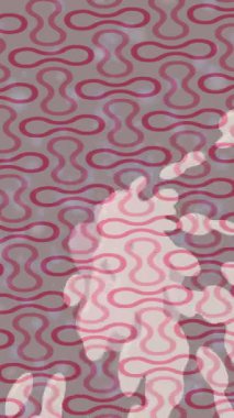 Soyut hareket desenli fütüristik video üretimi için dinamik dijital arkaplan