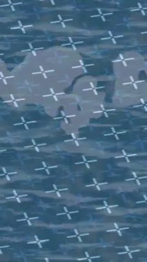 Organik desenli yüzey giriş stili video film sanatı ile soyut arkaplan tasarımı