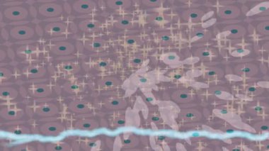 Benzersiz dijital animasyon tarzı grafikleri olan yaratıcı ortam tasarımı için yenilikçi hareket dokusu