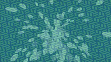 Dijital doku yüzey tasarım biçimi ile modern video animasyonu için gelişmiş hareket grafikleri