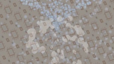 Organik desenli yüzey giriş stili video film sanatı ile soyut arkaplan tasarımı