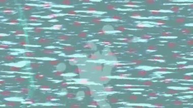 Yaratıcı video düzenleme film arkaplan tasarımı için minimalist organik hareket grafikleri