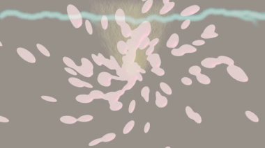 Lüks hareket projeleri için soyut tasarım stili animasyonu olan üst düzey dijital doku