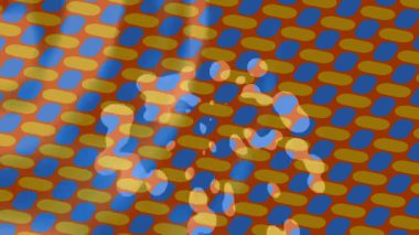 Organik desenli yüzey giriş stili video film sanatı ile soyut arkaplan tasarımı