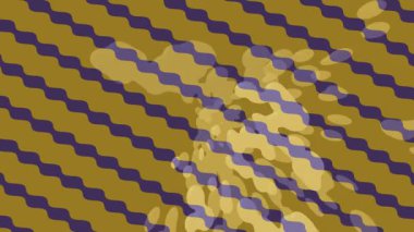 Benzersiz dijital animasyon tarzı grafikleri olan yaratıcı ortam tasarımı için yenilikçi hareket dokusu