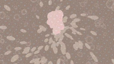 Benzersiz video giriş tasarımı projeleri için detaylı yüzey kalıbı film animasyon stili grafik girişi