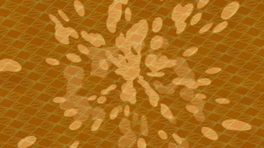 Benzersiz dijital animasyon tarzı grafikleri olan yaratıcı ortam tasarımı için yenilikçi hareket dokusu