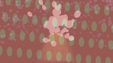 Organik desenli yüzey giriş stili video film sanatı ile soyut arkaplan tasarımı