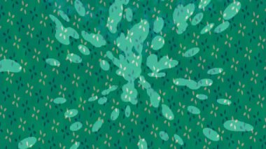 Soyut hareket desenli fütüristik video üretimi için dinamik dijital arkaplan