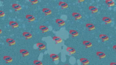 Lüks hareket projeleri için soyut tasarım stili animasyonu olan üst düzey dijital doku