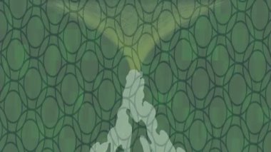 Benzersiz dijital hareket grafiklerine sahip yaratıcı sinematik projeler için yumuşak animasyon yüzeyi